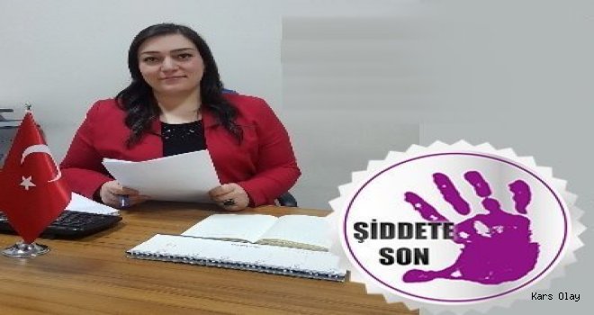  Kars Hizmet-İş 'Kadına Yönelik Şiddete Dur Dedi!