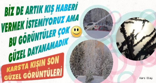 Kars'tan Kartpostallık Kırağı Görüntüleri