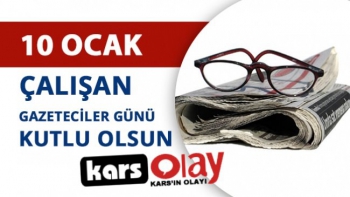 10 Ocak Çalışan Gazeteciler Günü