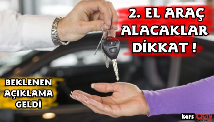 2. el araba alacaklar dikkat!