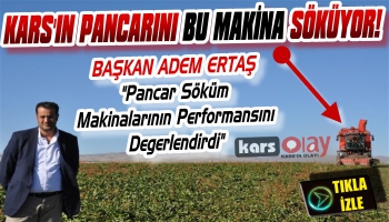 Adem Ertaş Pancar Söküm Makinalarının Performansını Değerlendirdi