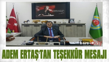 Adem Ertaş'tan Teşekkür Mesajı