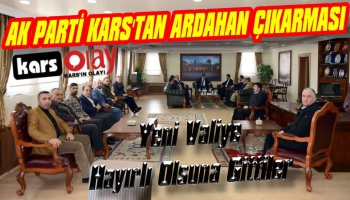 Ahmet Arslan'dan Ardahan Valisine Hayırlı Olsun Ziyareti