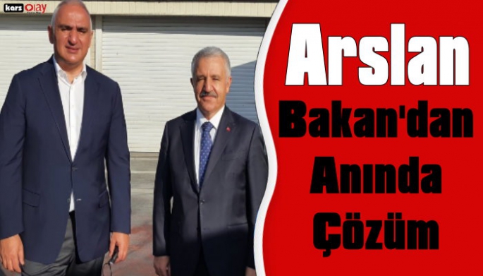 Ahmet Arslan Dün Kars'ta Sorunları Dinledi, Bugün Muhatabına İletti
