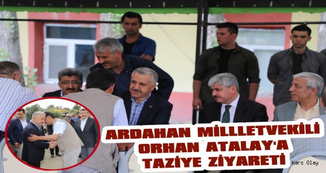 Ahmet Arslan ve Yunus Kılıç'tan Orhan Atalaya Taziye Ziyareti