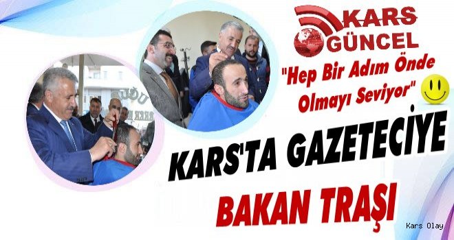 Ahmet Arslan'dan Gazeteciye Bakan Traşı