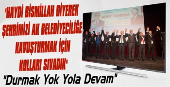 AK Parti Adayı Ensar Erdoğdu'ya Kars'ta Coşkulu Karşılama