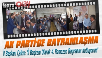 AK Parti'de Bayramlaşma Töreni