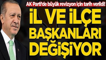 AK Parti'de büyük revizyon için tarih verildi!