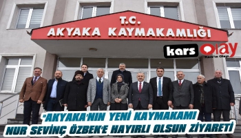 AK Parti'den Akyaka Kaymakamına Hayırlı Olsun Ziyareti