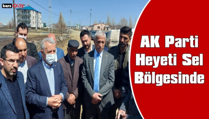 AK Parti Heyeti, Sel Bölgesinde İncelemelerde Bulundu