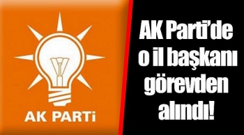 AK Parti İl Başkanı Ve Yönetimi Görevden Alındı