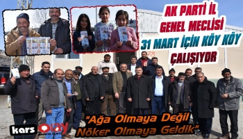 AK Parti İl Genel Meclisi Adaylarından Köylere Çıkarma