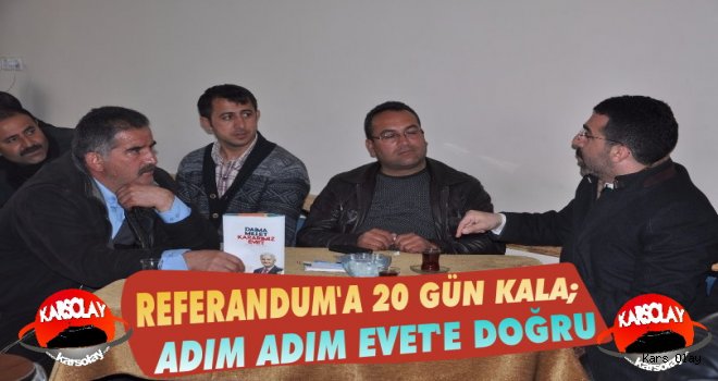 AK Parti Kars Ev Ev Kapı Kapı EVET'i Anlatıyor