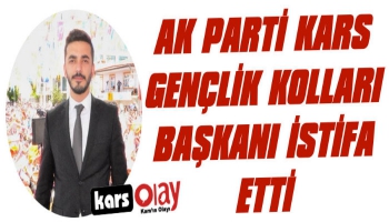 AK Parti Kars Gençlik Kolları Başkanı İstifa Etti