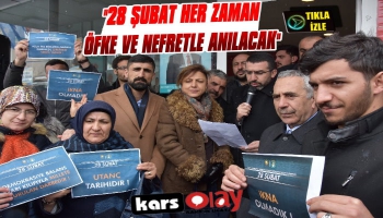 AK Parti Kars'tan 28 Şubat Tepkisi