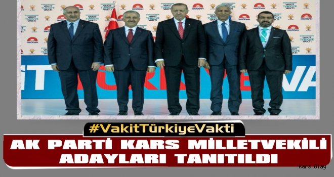 AK Parti'nin Kars Milletvekili Adayları Tanıtıldı