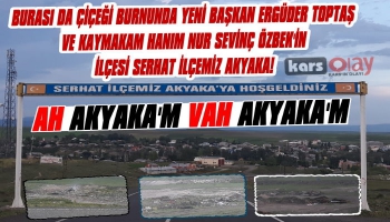 Akyaka'nın Girişi Çöp Yığınlarıyla Doldu