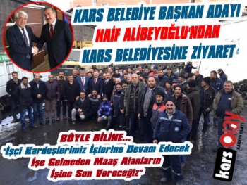 Alibeyoğlu'ndan Belediye İşçilerine Ziyaret