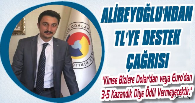 Alibeyoğlu'ndan TL'ye Destek Çağrısı