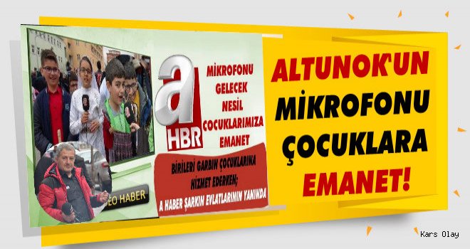 Altunok Mikrofonunu Çocuklara Teslim Etti!