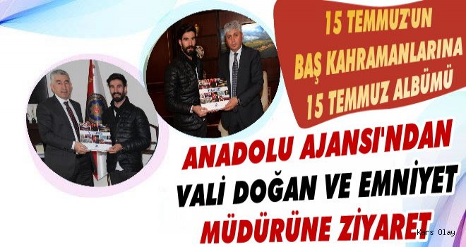 Anadolu Ajansı'ndan Vali Ve Emniyet Müdürüne Ziyaret