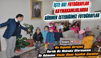 Anaokulu Öğrencilerinden Kaymakamlık Ziyareti