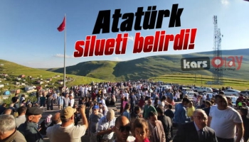 Ardahan'da Atatürk silueti görüldü
