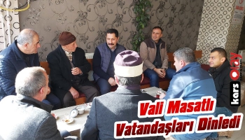 Ardahan Valisi Masatlı Vatandaşlarla Buluştu