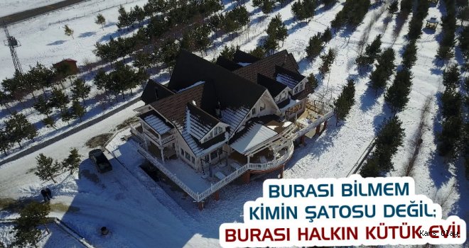 Arpaçay-Çanaksu Kütük Ev'in Havadan Harika Görüntüsü