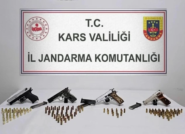 Arpaçay’da silah operasyonu