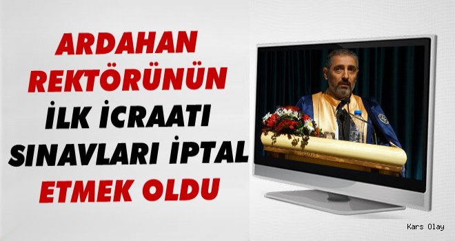 ARÜ Üniversitesi O Sınavları İptal Etti