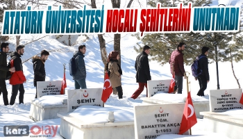 Atatürk Üniversitesi Hocalı Şehitlerini Unutmadı