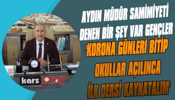 Aydın Acay Okullar Açılınca İlk Ders Yok Dedi ve Ekledi...