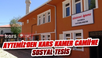 Aytemiz’den Kars Kamer Camii’ne Sosyal Tesis