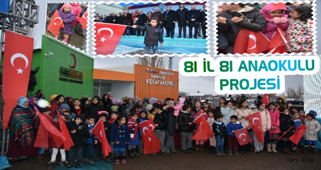 Azerbaycan-Türkiye Kardeşliği Kızılay Anaokulu Açıldı