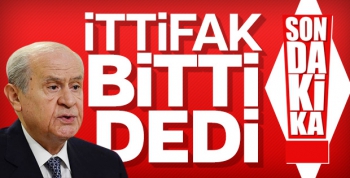 Bahçeli Cumhur İttifakı'nı bitirdiklerini açıkladı