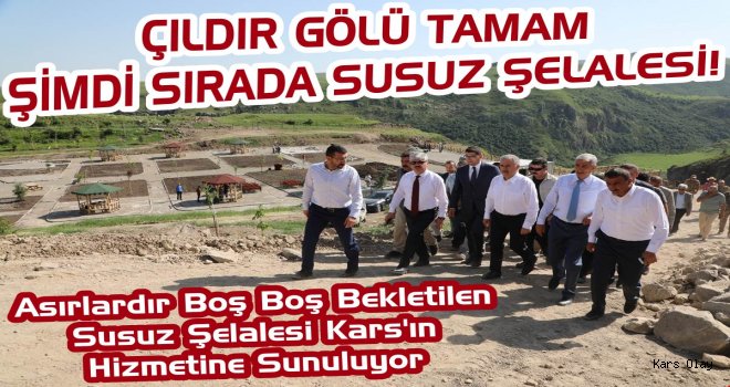 Bakan Arslan Susuz Şelalesinde İncelemelerde Bulundu