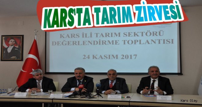 Bakan Arslan Ve Bakan Fakıbaba'dan Kars'ta Tarım Zirvesi