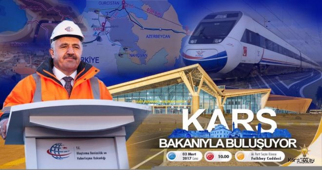 Bakan Arslan, Yarın Karslılarla buluşacak