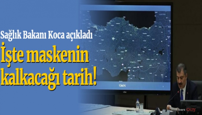 Bakan Koca, Maskelerin Kalkacağı Tarihi Açıkladı!