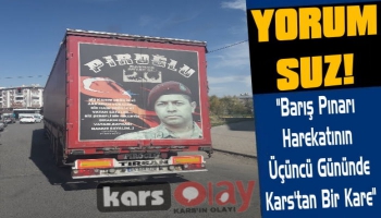 Barış Pınarı Harekatının Üçüncü Gününde Kars'tan Bir Kare