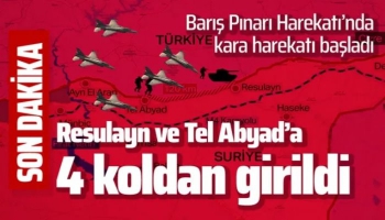 Barış Pınarında Kara Harekatı Başladı