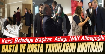 Başkan Alibeyoğlu Hasta ve Hasta Yakınlarını Unutmadı