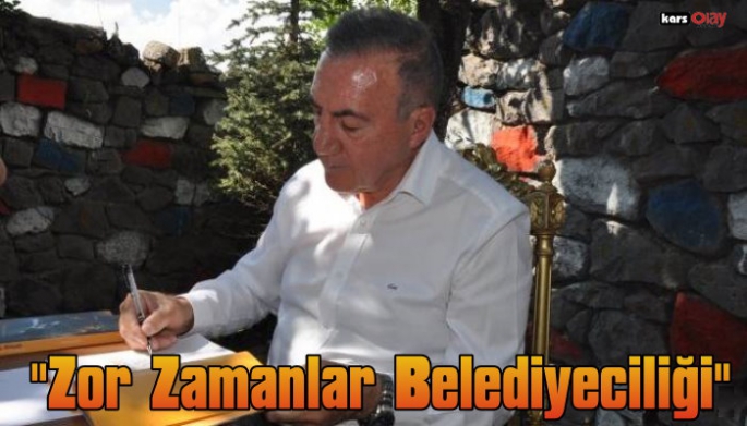 Başkan Alibeyoğlu, 'Zor Zamanlar Belediyeciliği'ni Anlattı