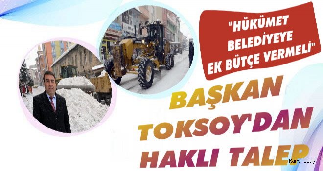 Başkan Toksoy'dan Haklı Talep!