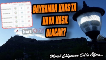 Bayram'da Kars'ta Hava Nasıl Olacak?