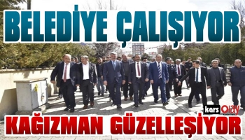 Belediye Çalışıyor Kağızman Güzelleşiyor