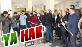 Bilal Erdoğan Kars'ta Ok Attı