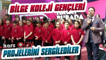 Bilge Koleji Gençleri Projelerini Sergilediler